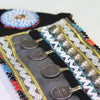 Afghani Handmade Coin Belt Black & Grey