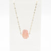Raw Clear Crystal Multi Spike Necklace