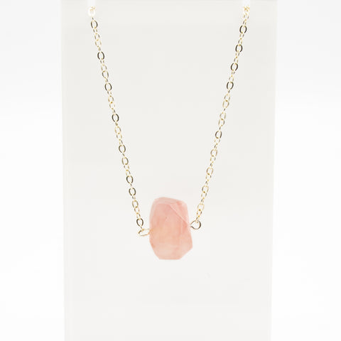 Raw Gemstone Amazonite Necklace
