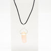 Raw Clear Crystal Multi Spike Necklace