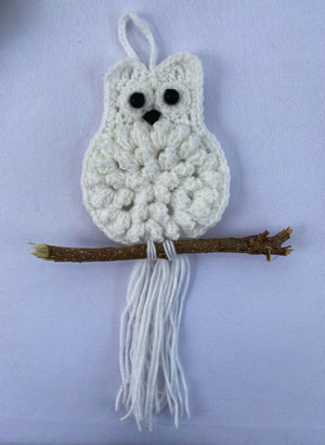Crochet Hanging Owl